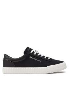 Calvin Klein Jeans Sneakersy Skater Vulc Low Laceup Mix In Dc YM0YM00903 Czarny