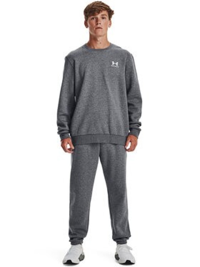 Under Armour Bluza UA Essential Fleece Crew 1374250 Szary Regular Fit