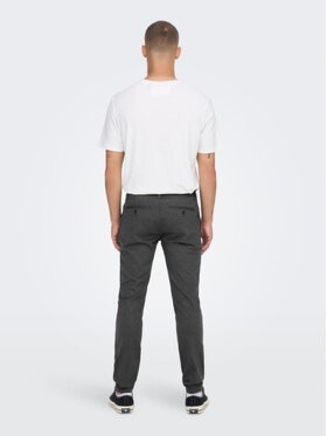 Only & Sons Chinosy 22022911 Szary Tapered Fit