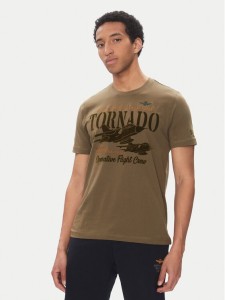 Aeronautica Militare T-Shirt 251TS2405J641 Khaki Regular Fit