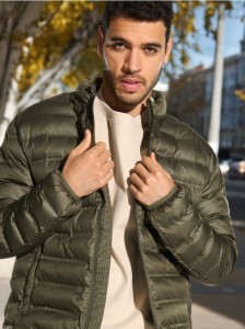 Kurtka pikowana - khaki