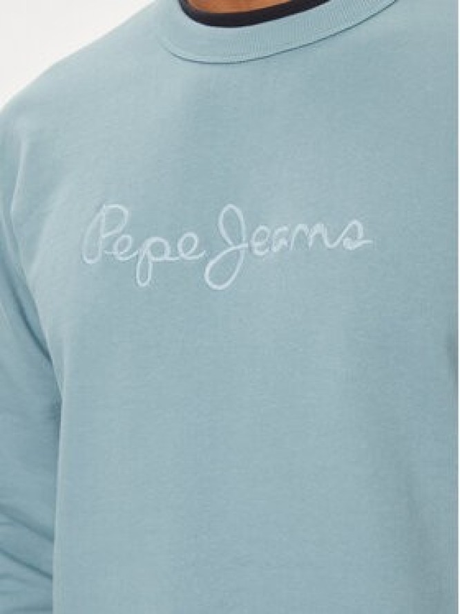 Pepe Jeans Bluza Joe Crew PM582574 Niebieski Regular Fit