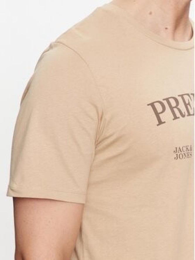 Jack&Jones T-Shirt Jprblaalfie 12259673 Brązowy Regular Fit