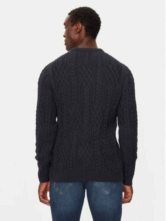 JOOP! Jeans Sweter 15 JJK-07Silano 30043085 Granatowy Modern Fit