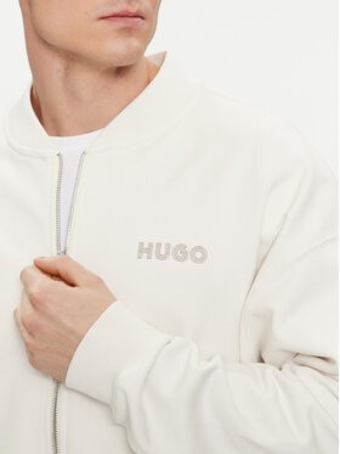 Hugo Bluza 50509978 Biały Oversize