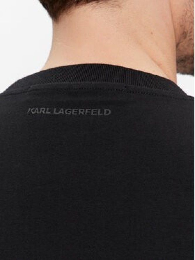 KARL LAGERFELD T-Shirt 755403 541221 Czarny Regular Fit