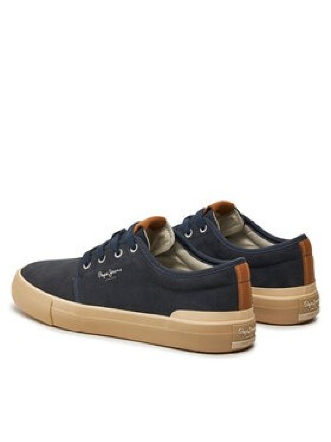 Pepe Jeans Sneakersy Ben Low PMS31071 Granatowy