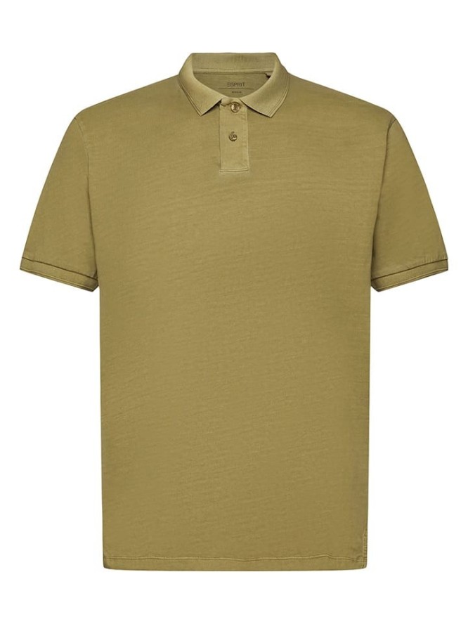 ESPRIT Koszulka polo w kolorze khaki rozmiar: S