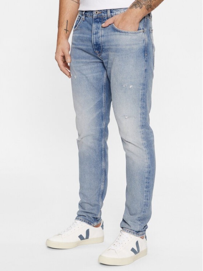 Pepe Jeans Jeansy PM207392RH1 Niebieski Slim Taper Fit