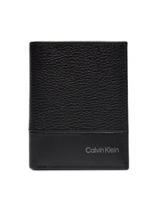 Calvin Klein Duży Portfel Męski Subtle Mix Bifold 6Cc W/Coin K50K511667 Czarny