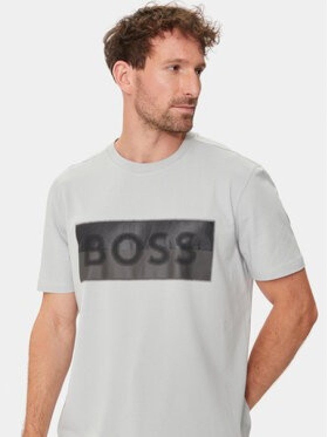 Boss T-Shirt Tee 9 50512998 Szary Regular Fit