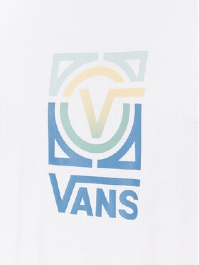Vans T-Shirt Veesta VN0007US Biały Classic Fit