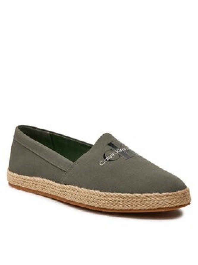 Calvin Klein Jeans Espadryle Espadrille Slipon Ml YM0YM00935 Zielony