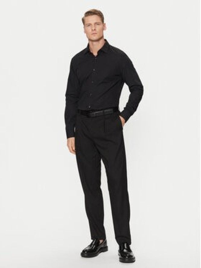 HUGO Koszula Koey 50534124 Czarny Slim Fit