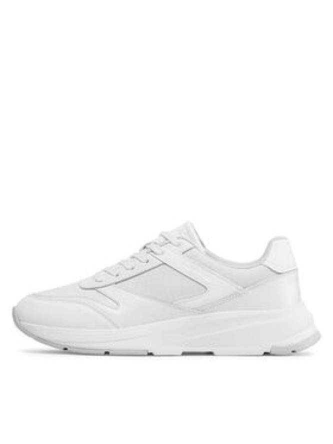 Calvin Klein Sneakersy Low Top Lace Up Mix HM0HM00901 Biały