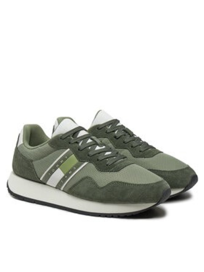 Tommy Jeans Sneakersy Tjm Modern Runner EM0EM01435 Zielony