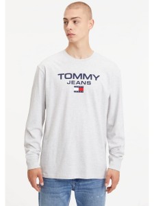 TOMMY JEANS Koszulka w kolorze jasnoszarym rozmiar: M