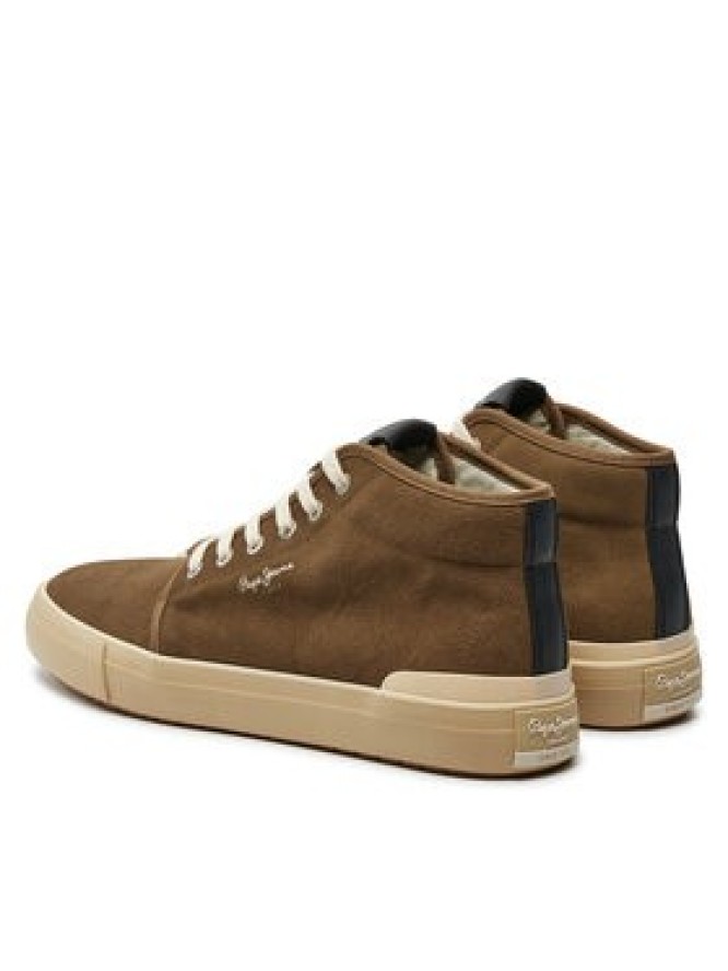 Pepe Jeans Sneakersy Ben Top PMS31051 Zielony