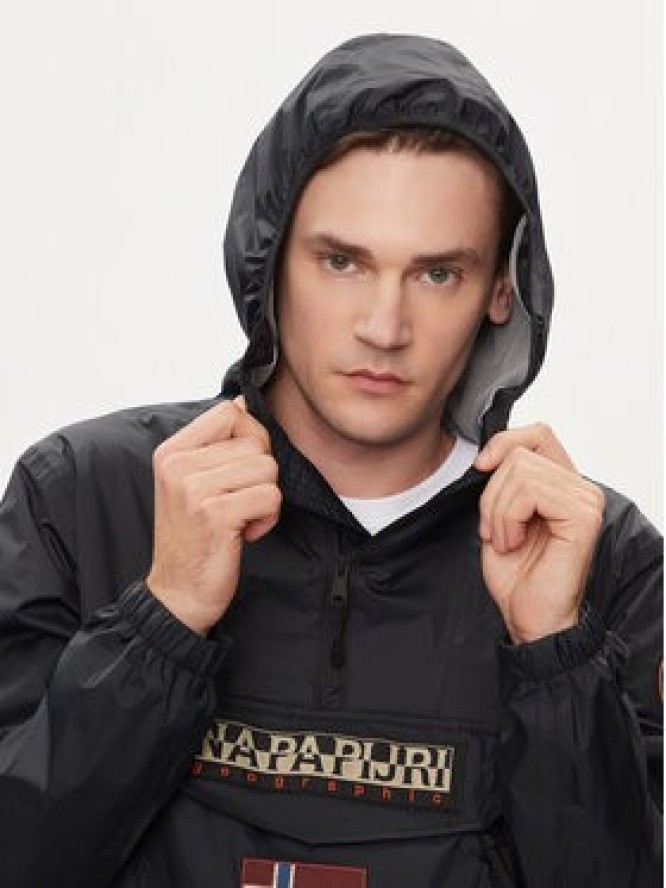 Napapijri Kurtka anorak Rainforest Wb Pkt V2 NP0A4HX6 Czarny Regular Fit