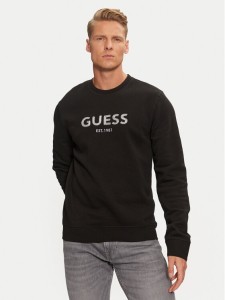 Guess Bluza M4BQ23 K9Z21 Czarny Regular Fit