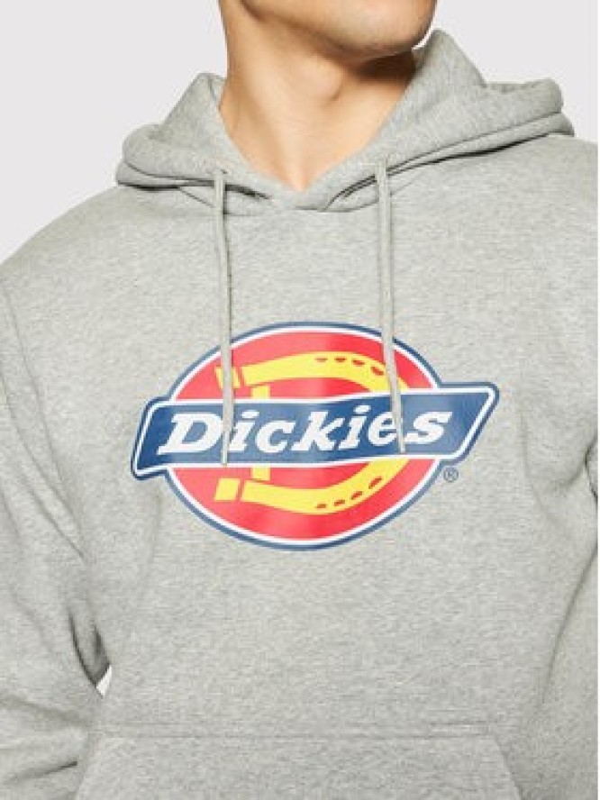 Dickies Bluza Icon Logo DK0A4XCBGYM Szary Regular Fit