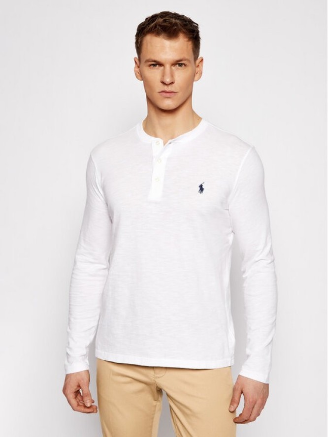 Polo Ralph Lauren Longsleeve Lsl 710790058002 Biały Regular Fit