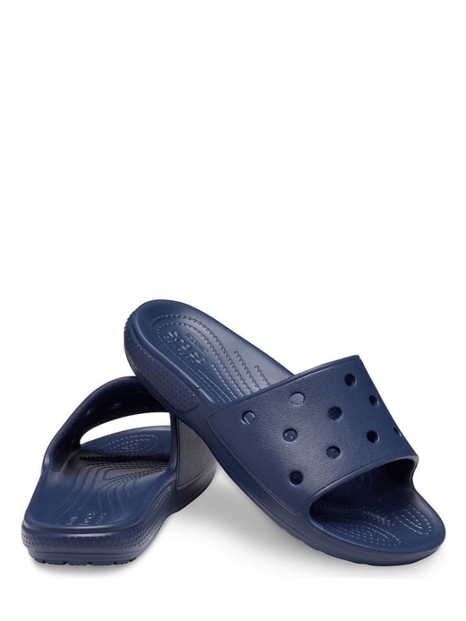 Crocs Klapki "Classic Slide" w kolorze granatowym rozmiar: 46/47