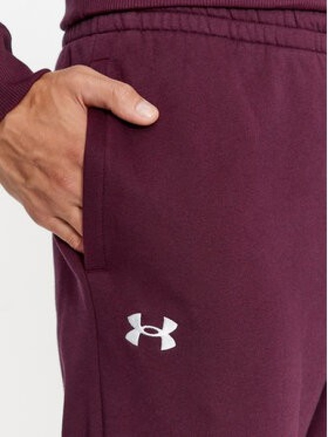 Under Armour Spodnie dresowe Ua Rival Fleece Joggers 1379774 Bordowy Loose Fit