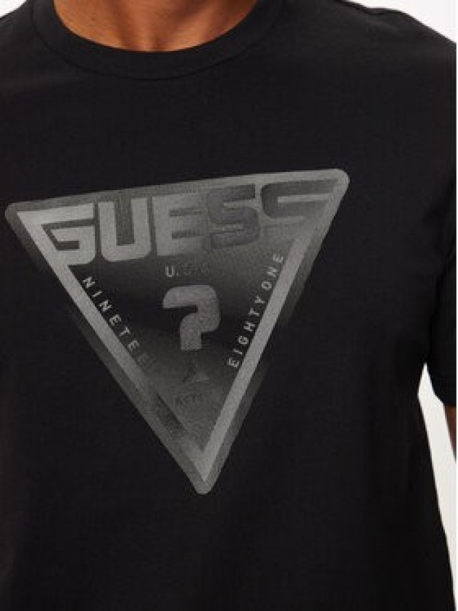 Guess T-Shirt Z4YI12 I3Z14 Czarny Regular Fit