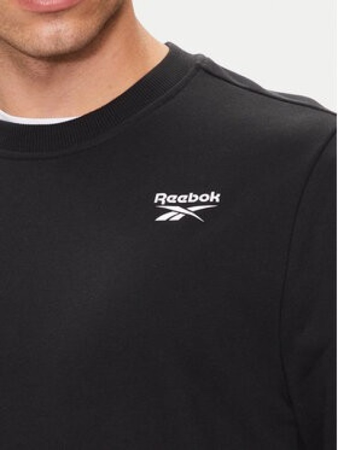 Reebok Bluza Identity Small Logo 100050282 Czarny Regular Fit