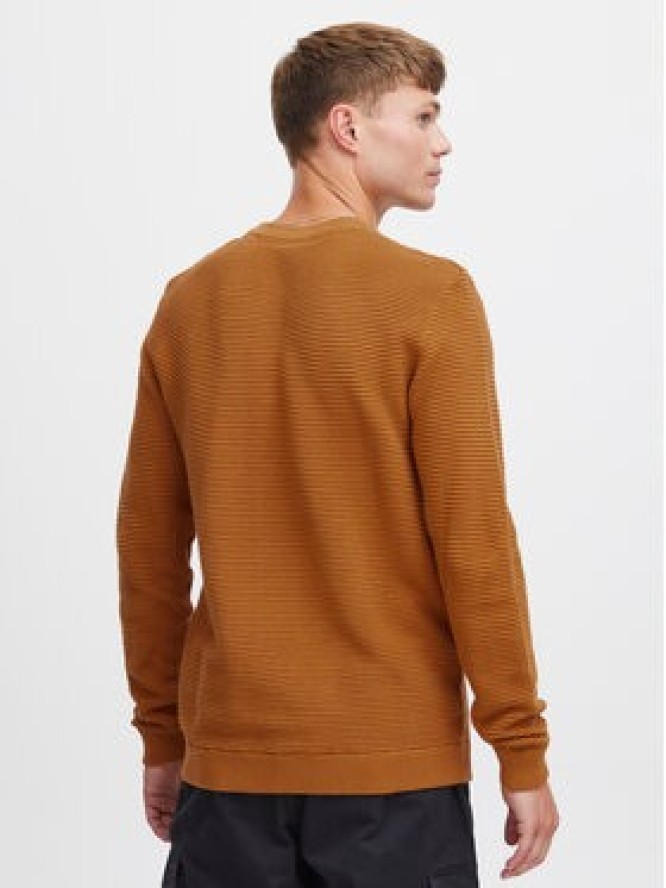 Solid Sweter 21106094 Żółty Regular Fit