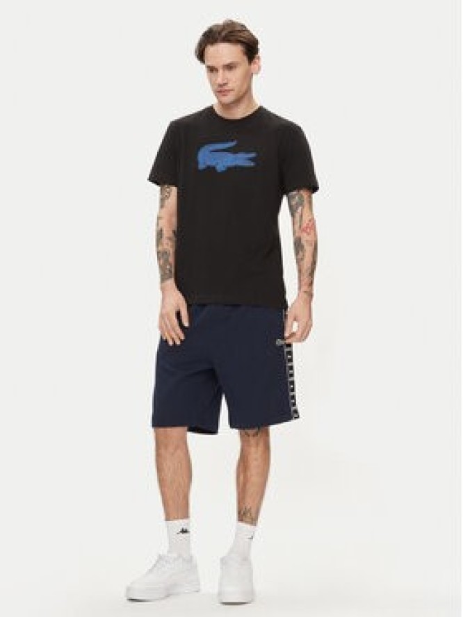 Lacoste Szorty sportowe GH7397 Granatowy Regular Fit