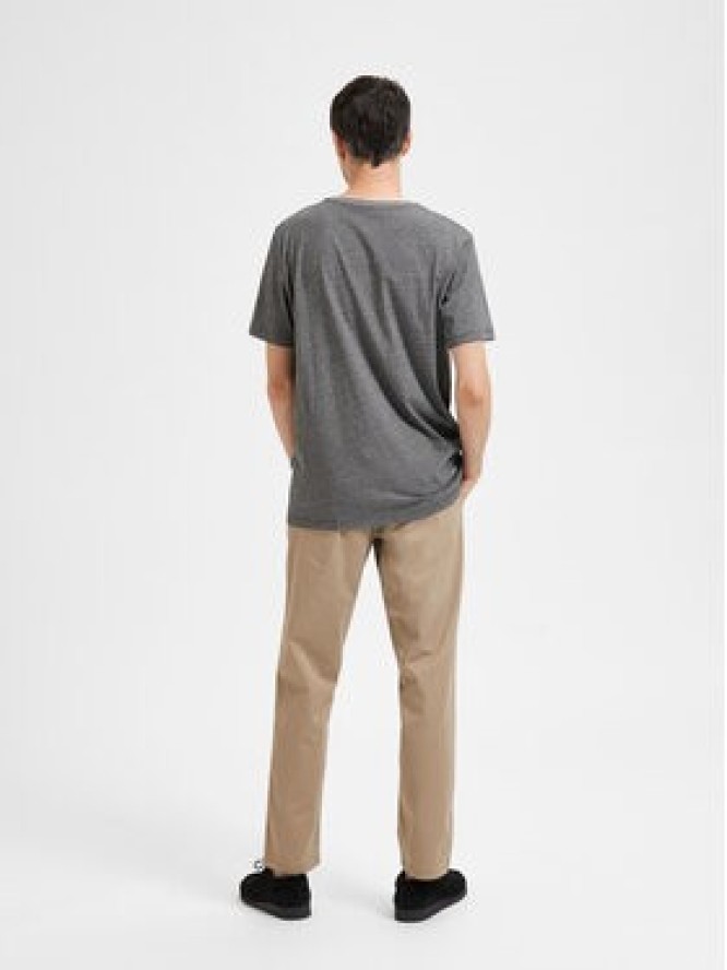 Selected Homme T-Shirt 16087843 Szary Regular Fit