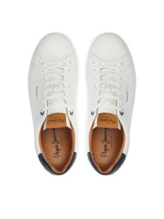 Pepe Jeans Sneakersy Camden Club M PMS00020 Biały