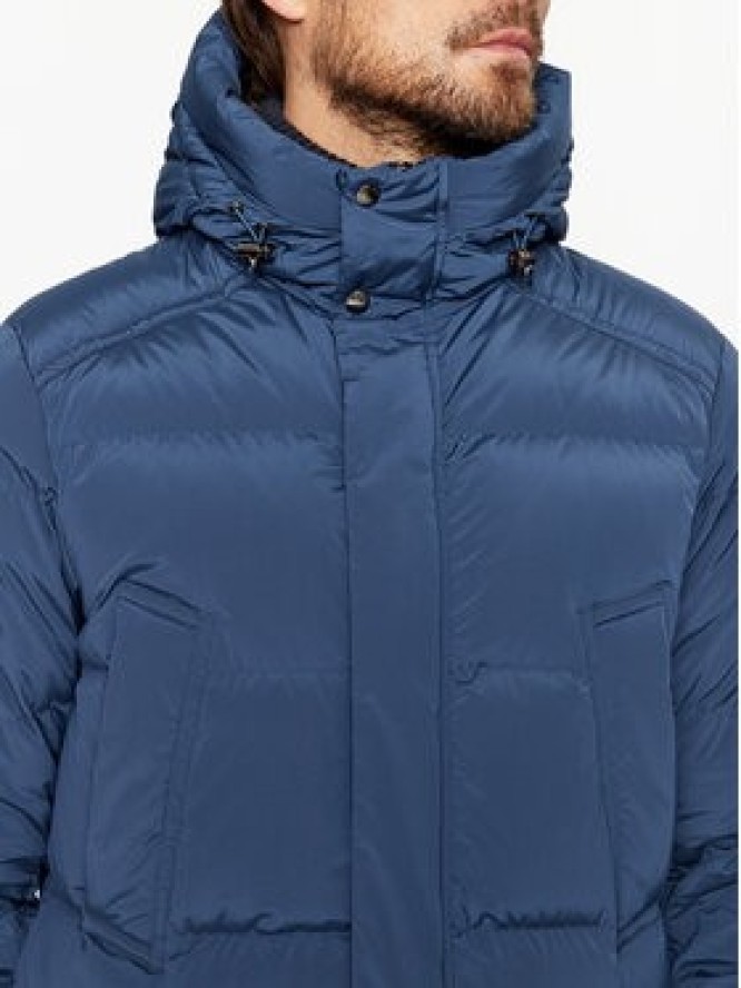 Woolrich Kurtka puchowa Premium CFWOOU0775MRUT3515 Granatowy Regular Fit