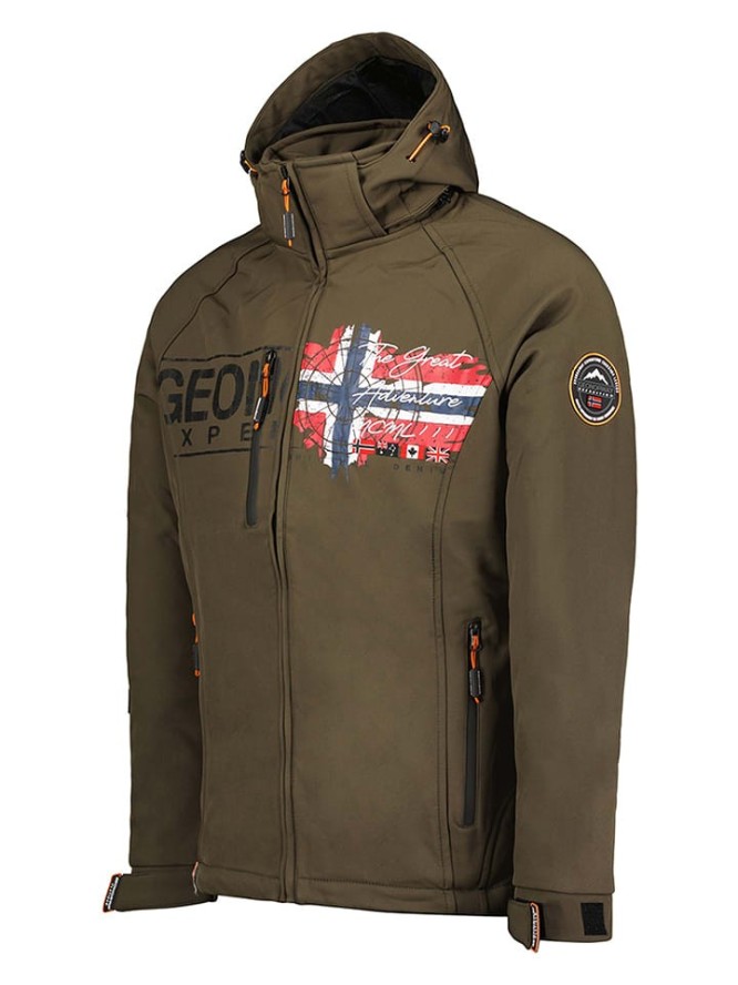 Geographical Norway Kurtka softshellowa w kolorze khaki rozmiar: M