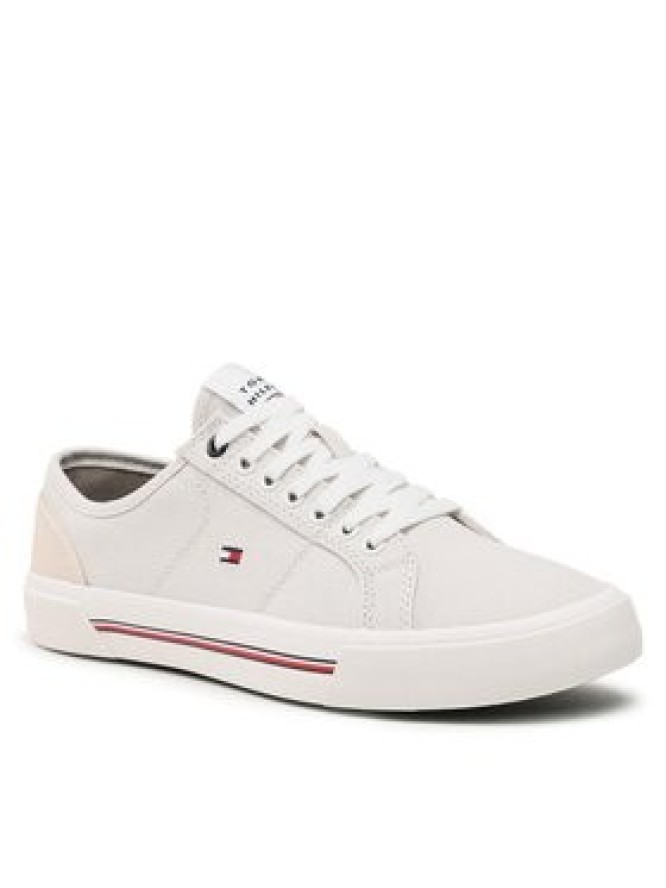 Tommy Hilfiger Tenisówki Core Corporate Vulc Canvas FM0FM04560 Szary