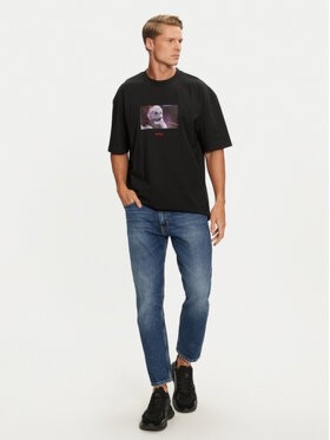 Hugo T-Shirt Dijack 50528428 Czarny Oversize