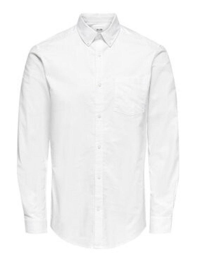 Only & Sons Koszula Neil 22019669 Biały Slim Fit