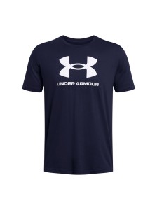 T-shirt męski Under Armour UA Sportstyle Logo Update Ss - granatowy