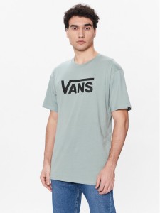 Vans T-Shirt Classic VN000GGG Zielony Classic Fit