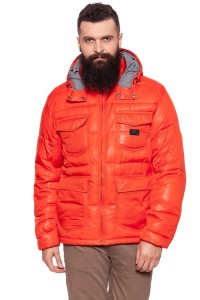 KURTKA ZIMOWA LEE LOCO PUFFA LAVA RED L87NWSAF