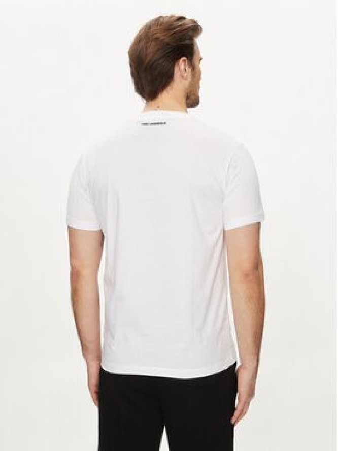 KARL LAGERFELD T-Shirt 755061 542241 Biały Regular Fit