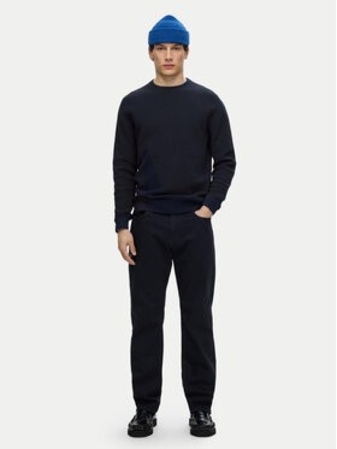 Selected Homme Sweter 16094385 Granatowy Regular Fit