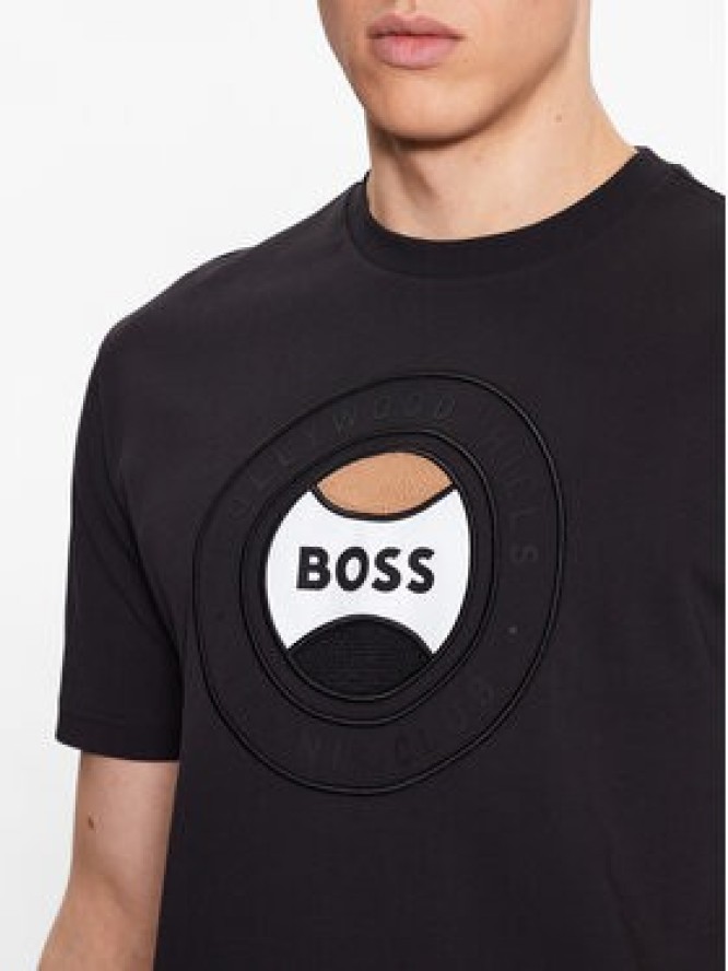 Boss T-Shirt 50486205 Czarny Regular Fit