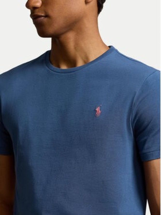 Polo Ralph Lauren T-Shirt 710671438373 Niebieski Custom Slim Fit