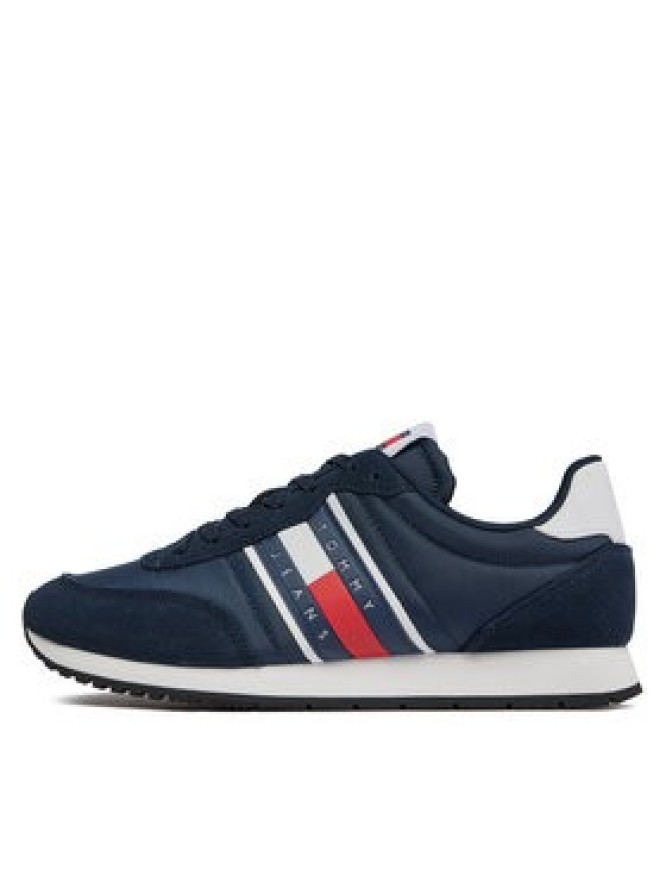 Tommy Jeans Sneakersy Tjm Runner Casual Ess EM0EM01351 Granatowy