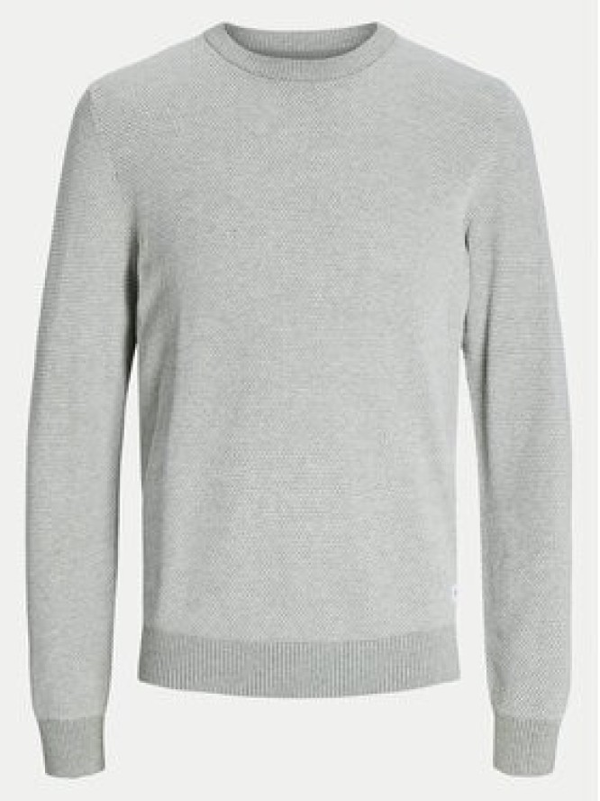 Jack&Jones Sweter Globe 12258139 Szary Regular Fit