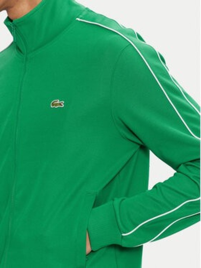 Lacoste Bluza SH1457 Zielony Regular Fit