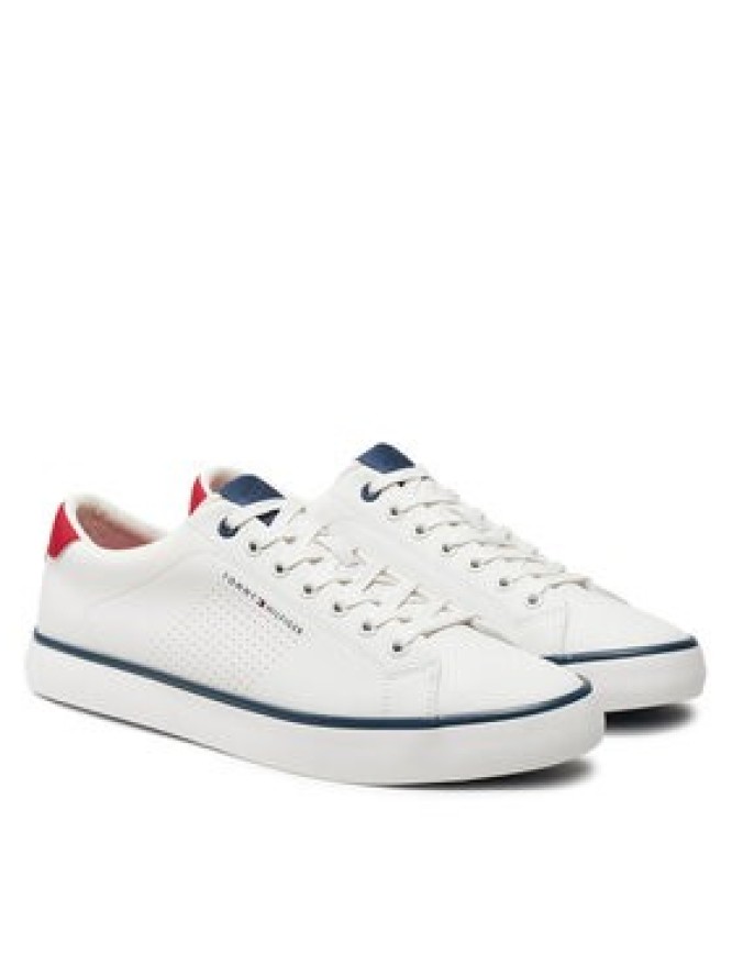 Tommy Hilfiger Sneakersy Th Hi Vulc Low Core Seasonal FM0FM05110 Écru